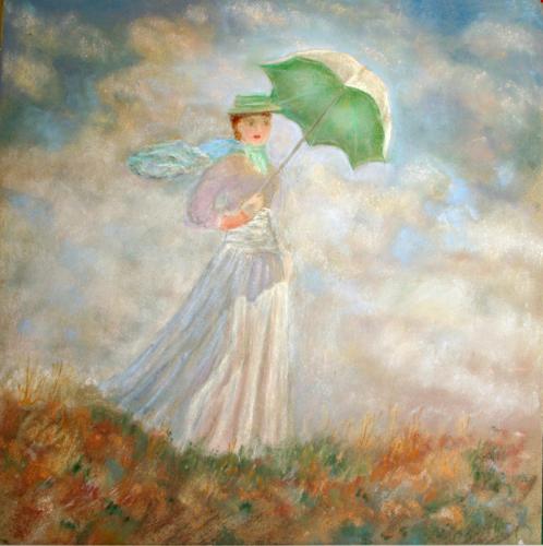 Lady With Umbrella