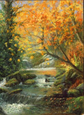 Water Slide in Autumn