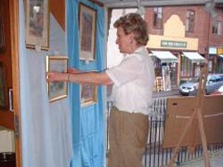 Display of paintings at Bridgnorth Library December 1st 2001 - January 4th 2002