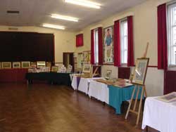 Exhibition of paintings at Sedgley Church hall - November 2003